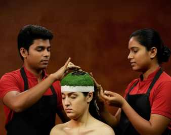 head mehandi